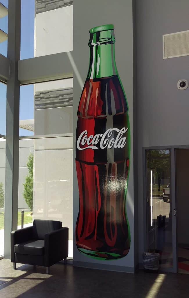 Fortune 500 Companies Brand Signage for Industry 2 Coke Bottle Graphic