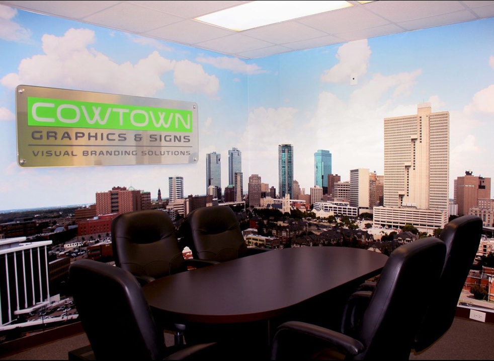 Wall Graphics Cowtown Picture1m 1