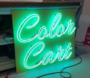 Home Best Sign Shop Cloth Glaze Color Cart Sign