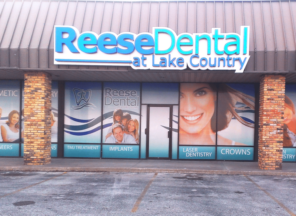 Window Graphics for Denton and Tarrant County Texas Cowtown Full Front