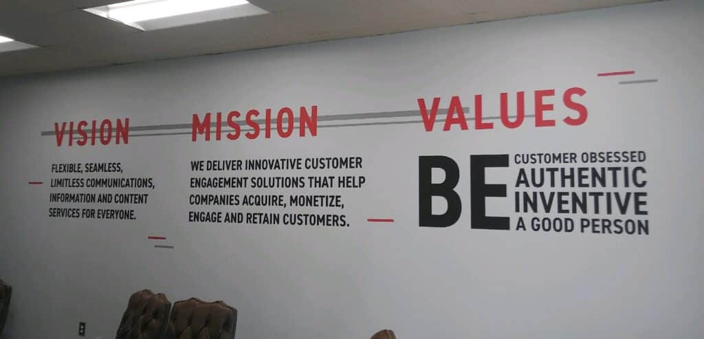 Does Your Visual Branding Make the Right First Impression? 3 MissionValues Vinyl Graphics