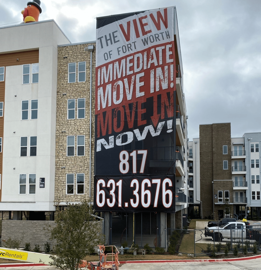 Multi-Family Housing Signs 4 The View Banner