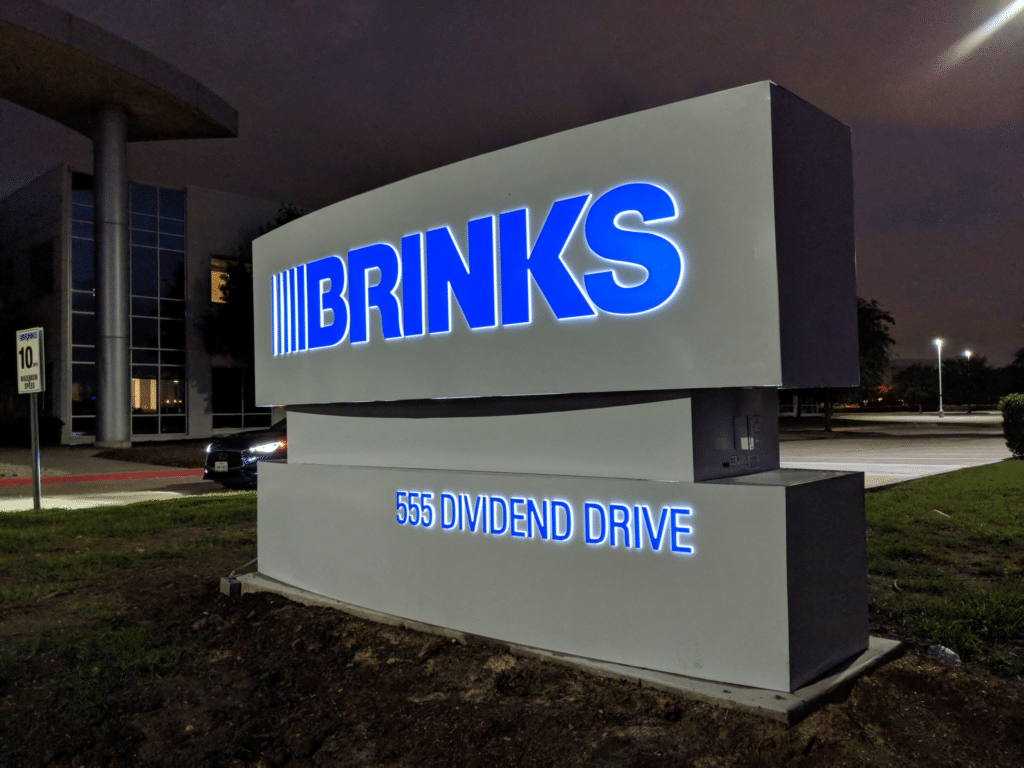 Fortune 500 Companies Brand Signage For Industry Cowtown brinks us
