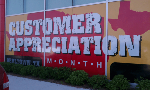 Window Graphics for Denton and Tarrant County Texas 3 customerappreciation