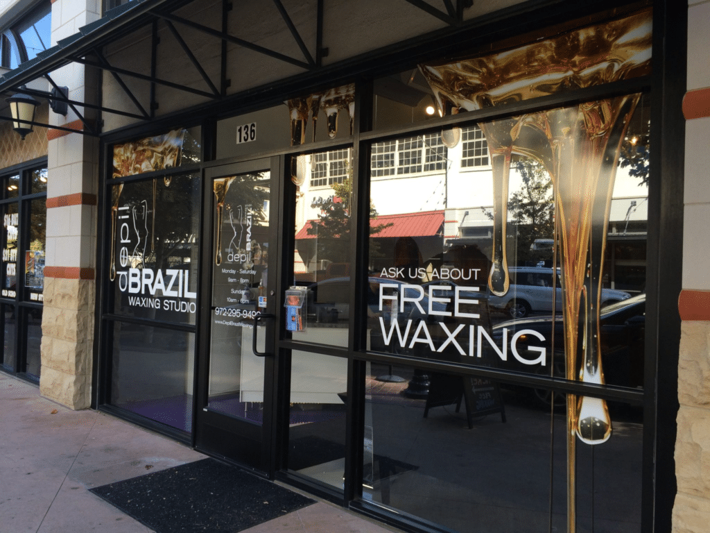 Window Graphics for Denton and Tarrant County Texas Cowtown freewaxing