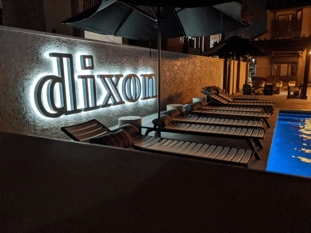 Illuminated Signs in Fort Worth, TX 4 Dixon Reverse Lit Pool Letters 300x225 2