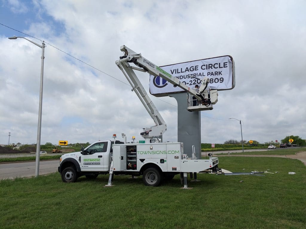 Four Tips To Avoid Damage To Your Signs TX Pole Sign Reface A